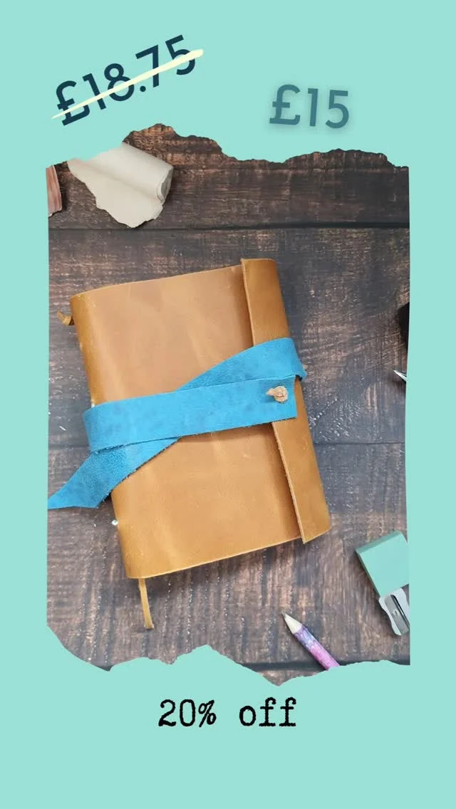 You've got till this Sunday (18th May) to get 20% off my entire Etsy shop! Handmade journals and notebooks, leather pencil cases, journal accessories, bookish gifts. Head to thecraftfantastic.etsy.com or visit my profile for the 🔗

⚓️ 

#NatStatWeek #nationalstationeryweek #Writingmatters #stationeryshop #stationeryaddict #etsysale #shopetsyuk #etsyhandmadeuk #etsyshopuk #handmadejournals #leathernotebooks #pencilcases #thecraftfantastic